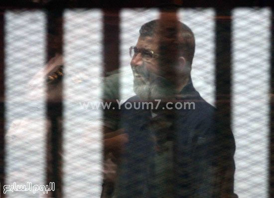  مرسى ينظر لهيئة الدفاع -اليوم السابع -5 -2015