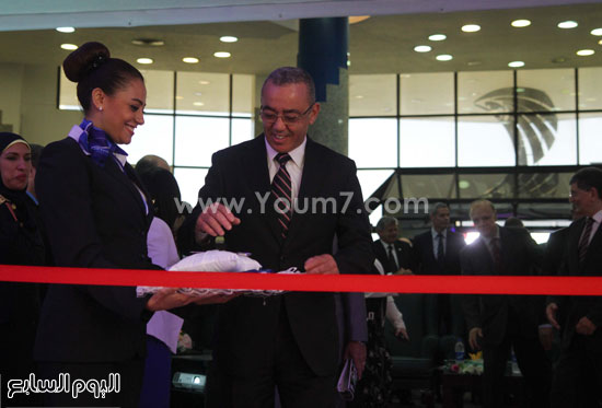 	وزير الطيران حسام كمال يفتتح المرحلة الأولى من متحف مصر للطيران -اليوم السابع -5 -2015