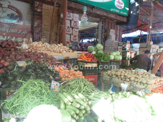 	سوق الحقانية بالمنشية بالإسكندرية لبيع الخضراوات -اليوم السابع -5 -2015