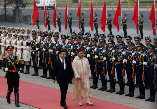 محمد السادس العاهل المغربى يصل بكين فى زيارة رسمية للصين (1)