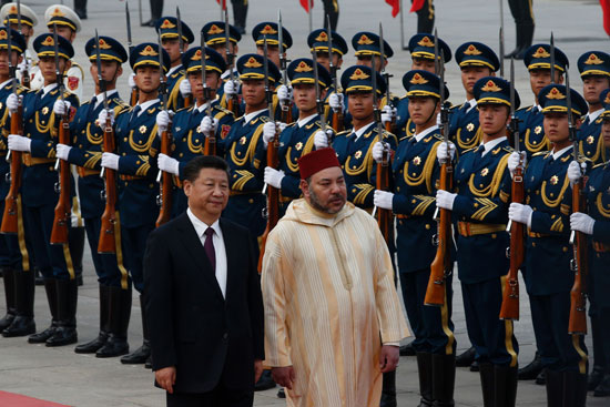 محمد السادس العاهل المغربى يصل بكين فى زيارة رسمية للصين (2)