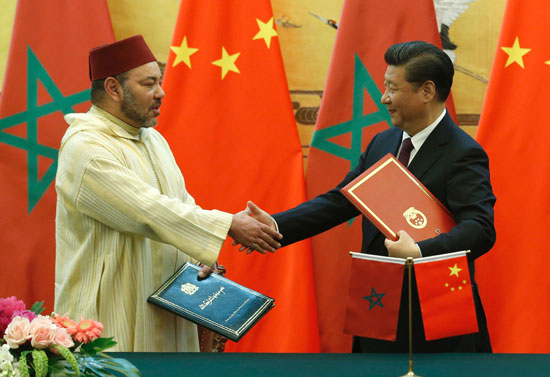 محمد السادس العاهل المغربى يصل بكين فى زيارة رسمية للصين (4)
