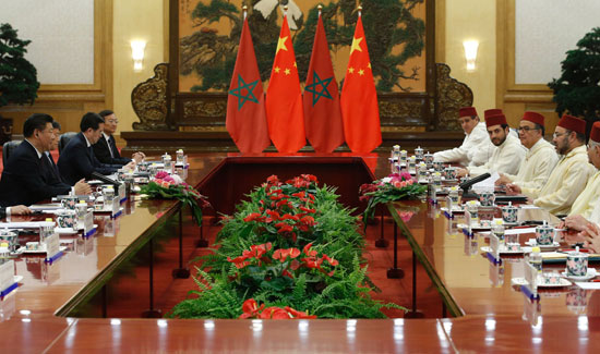 محمد السادس العاهل المغربى يصل بكين فى زيارة رسمية للصين (5)