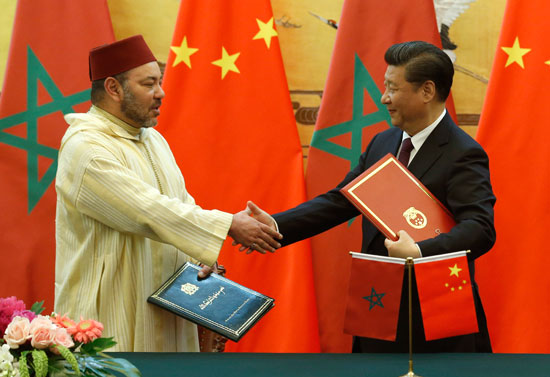 محمد السادس العاهل المغربى يصل بكين فى زيارة رسمية للصين (6)