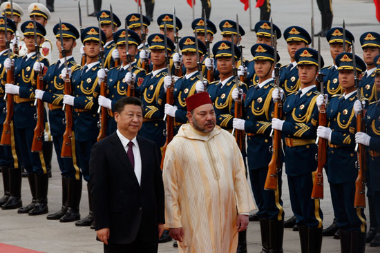 محمد السادس العاهل المغربى يصل بكين فى زيارة رسمية للصين (8)