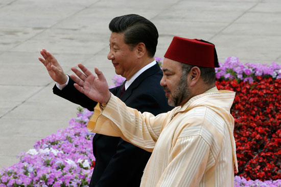 محمد السادس العاهل المغربى يصل بكين فى زيارة رسمية للصين (9)