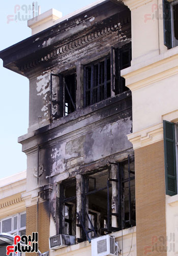 حريق مبنى محافظة القاهرة (6)