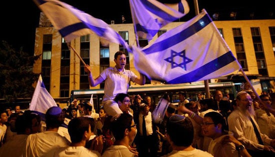 احتفالات الإسرائيليين باحتلال فلسطين (3)