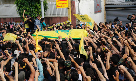 مصطفى بدر الدين ، لبنان ، حزب الله ، سوريا ، جنازة ، حسن نصر الله ، جنوب بيروت (1)