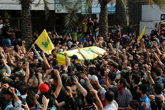 مصطفى بدر الدين ، لبنان ، حزب الله ، سوريا ، جنازة ، حسن نصر الله ، جنوب بيروت (3)