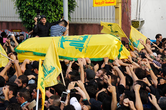 مصطفى بدر الدين ، لبنان ، حزب الله ، سوريا ، جنازة ، حسن نصر الله ، جنوب بيروت (6)