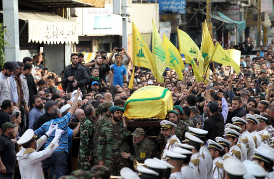 مصطفى بدر الدين ، لبنان ، حزب الله ، سوريا ، جنازة ، حسن نصر الله ، جنوب بيروت (9)