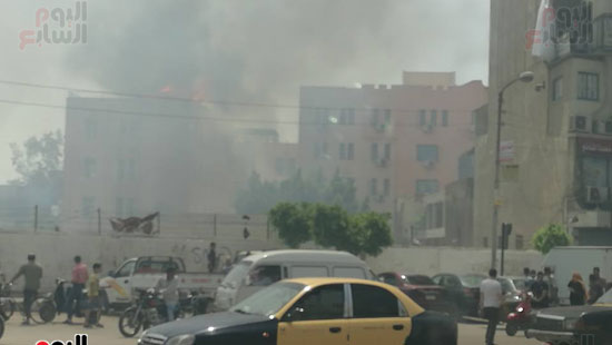 حريق مستشفى مبرة المحلة بالغربية  (1)