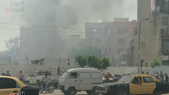 حريق مستشفى مبرة المحلة بالغربية  (4)
