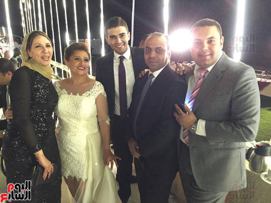  حفل زفاف ابنة طارق عجمى مدير المراسلين بالأخبار (3)