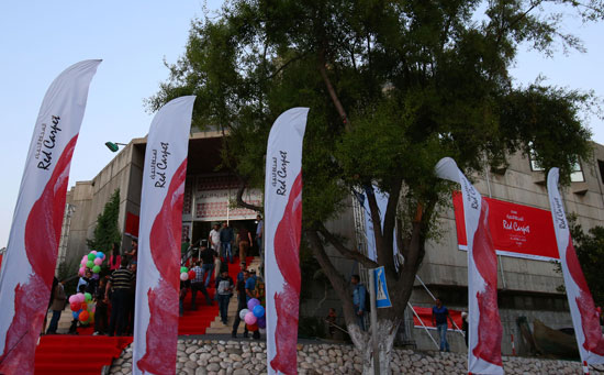 افتتاح مهرجان السجادة الحمراء لأفلام حقوق الإنسان فى غزة (13)