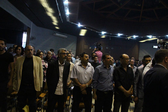 افتتاح مهرجان السجادة الحمراء لأفلام حقوق الإنسان فى غزة (18)