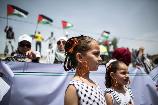 الفلسطينيون يحيون الذكرى الـ68 للنكبه (11)