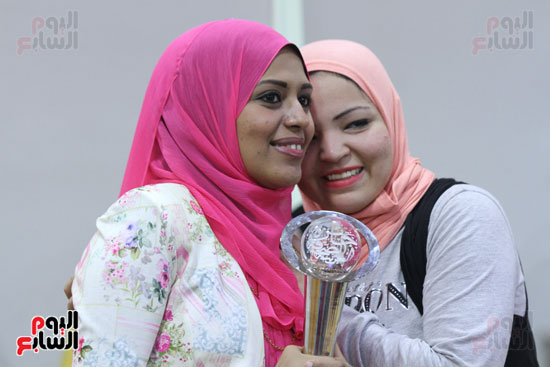 احتفالية اليوم السابع بفوز الزميلين هدى زكريا ومحمد المندراوى بجائزة الصحافة العربية  (49)