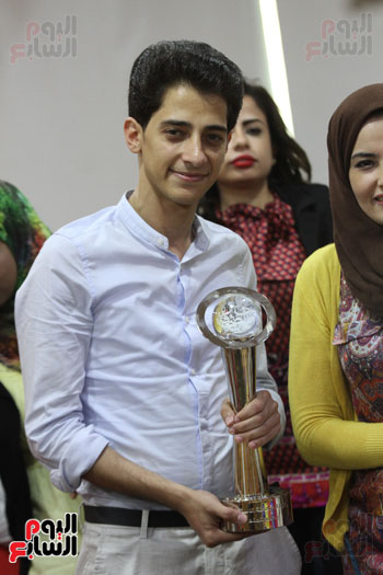 احتفالية اليوم السابع بفوز الزميلين هدى زكريا ومحمد المندراوى بجائزة الصحافة العربية  (56)