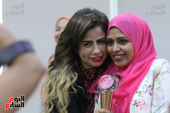 احتفالية اليوم السابع بفوز الزميلين هدى زكريا ومحمد المندراوى بجائزة الصحافة العربية  (58)