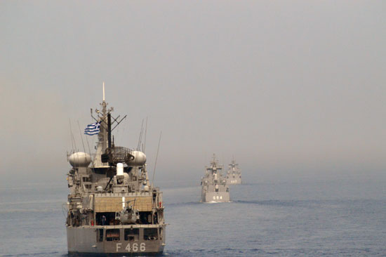 التدريب البحري المشترك بين مصر واليونان (6)