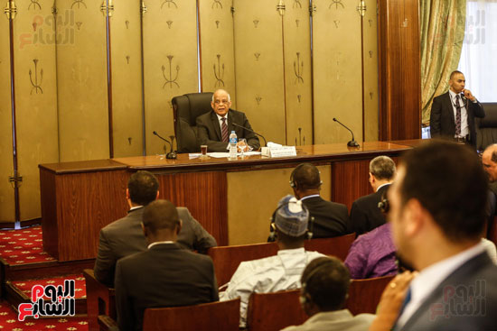 اجتماع الوفد الافريقى بمجلس النواب (11)