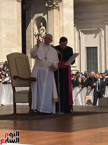الوفد المصرى يلتقى بابا الفاتيكان ضمن وفد الدبلوماسية الشعبية (6)