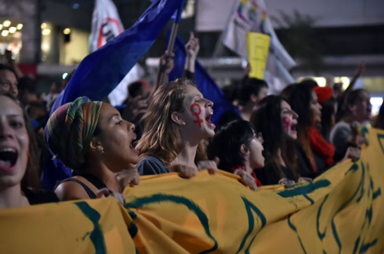 المئات يتظاهرون ضد رئيس البرازيل (4)