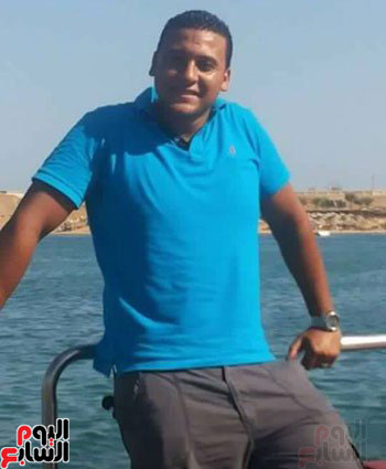 ننشر صورة جديدة للنقيب أحمد رضوان شهيد الشرطة فى حلوان