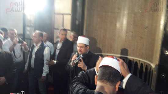 وزير الأوقاف ومفتى الجمهورية يصلان كفر الشيخ لافتتاح المسجد الكبير (6)