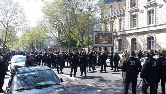 المظاهرات فى فرنسا ضد قانون العمل (1)