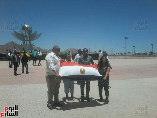 مصر آمنة رسالة شباب 22 دولة أفريقية للعالم من شرم الشيخ (4)