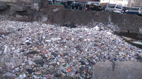 القمامة بترعة المريوطية تهدد حياة سكان المنطقة (3)