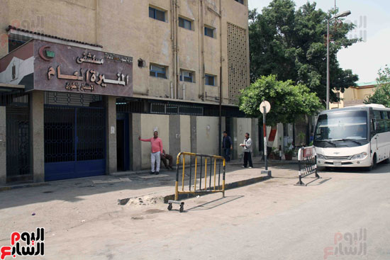 محافظ القاهرة يوجه رئيس حى السيدة بسرعة إنهاء أوراق ترميم مبنى مستشفى المنيرة (8)