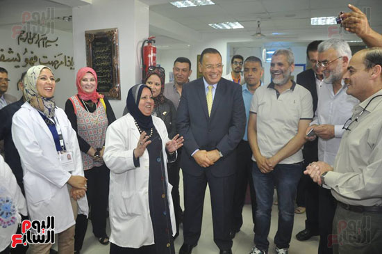 إفتتاح وحدة العلاج الإشعاعي بالمستشفى الجامعى بالاسماعيلية (5)