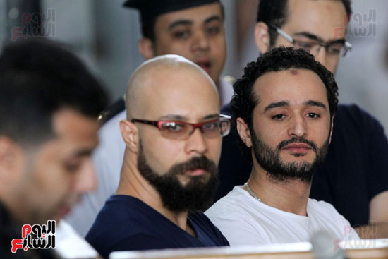 محاكمة أحمد دومة ومحمد  عادل واحمد ماهر (20)