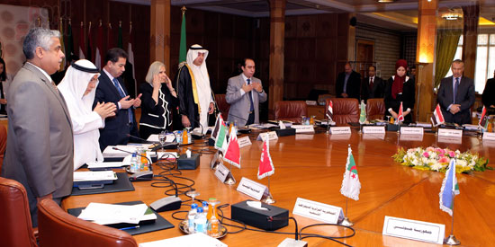 صفاء حجازى تترأس اجتماع المكتب التنفيذى لمجلس وزراء الإعلام العرب (1)