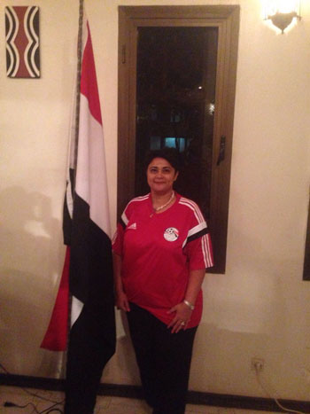 سفيرة مصر برواندا تكرم منتخب الشباب بحفل عشاء (3)