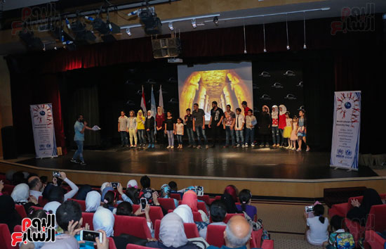 أطفال سوريا يعرضون معاناتهم فى حفل مفوضية اللاجئين بيوم التنوع الثقافى (9)