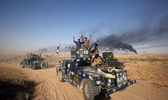 القوات العراقية تتقدم نحو الفلوجة (10)