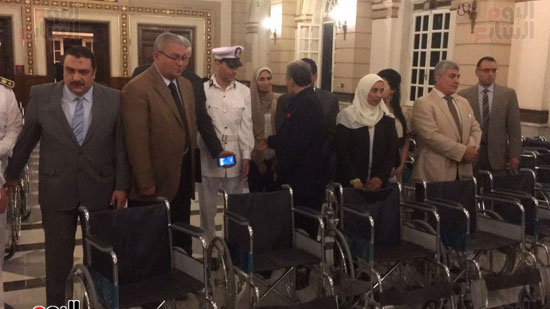 جامعة القاهرة تتسلم 150 مقعدا لللطلبة ذوى الاحتياجات الخاصة من الداخلية (1)