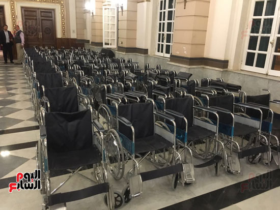 جامعة القاهرة تتسلم 150 مقعدا لللطلبة ذوى الاحتياجات الخاصة من الداخلية (5)