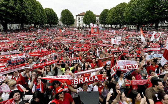 احتفالات سبورتنج براجا بلقب كأس البرتغال (2)