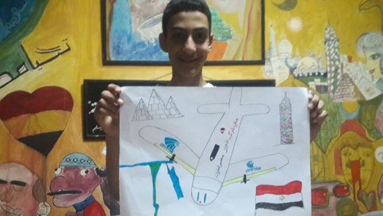 نادى مواهب قصر ثقافة بيلا يطلق حملة لدعم مصر للطيران (6)