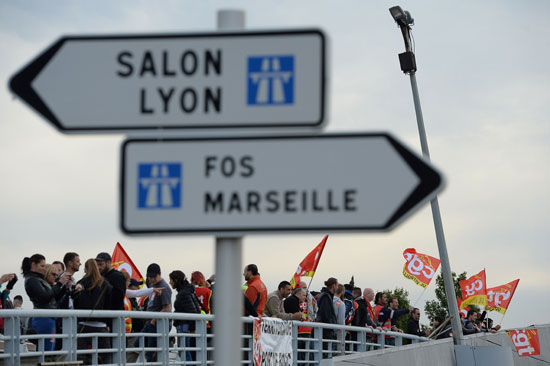 اضراب عمال فرنسا (6)
