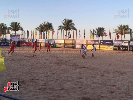 لبنان يهزم البحرين 4  2 فى بطولة الكرة الشاطئية (2)