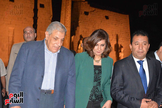 إبراهيم محلب و6 وزراء يفتتحون مستشفى الأورام فى الأقصر  (25)