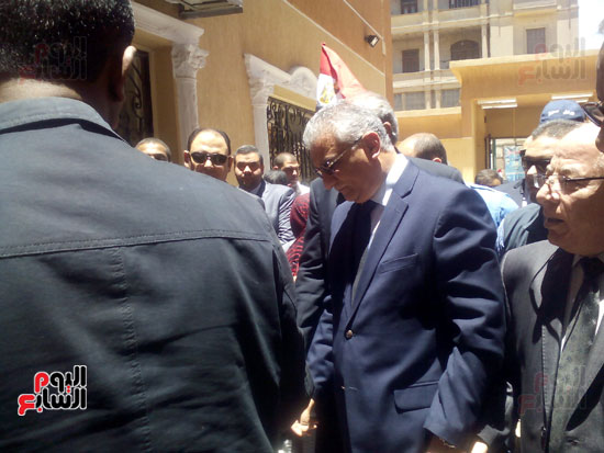 أحمد زكى بدر وزير التنمية المحلية بافتتاح مقر مجلس مدينة ملوى (2)