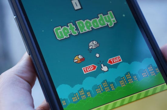 لعبة Flappy Bird ، نظارة جوجل ، هاتف Motorola Razr  (5)